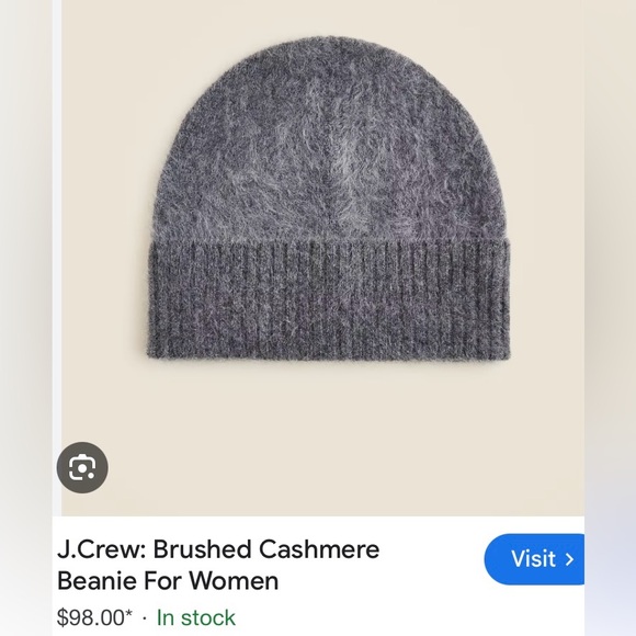 J. Crew: Brushed Cashmere
Beanie and Scarf For Women - Picture 9 of 10